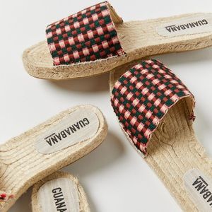 New Urban Outfitters x Guanabana Hand Woven Espadrille Slides